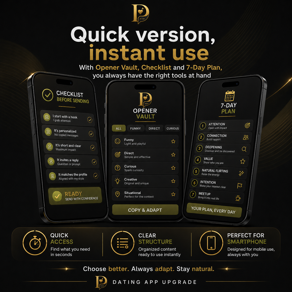 Dating App Upgrade — 100 Premium Opener Kit